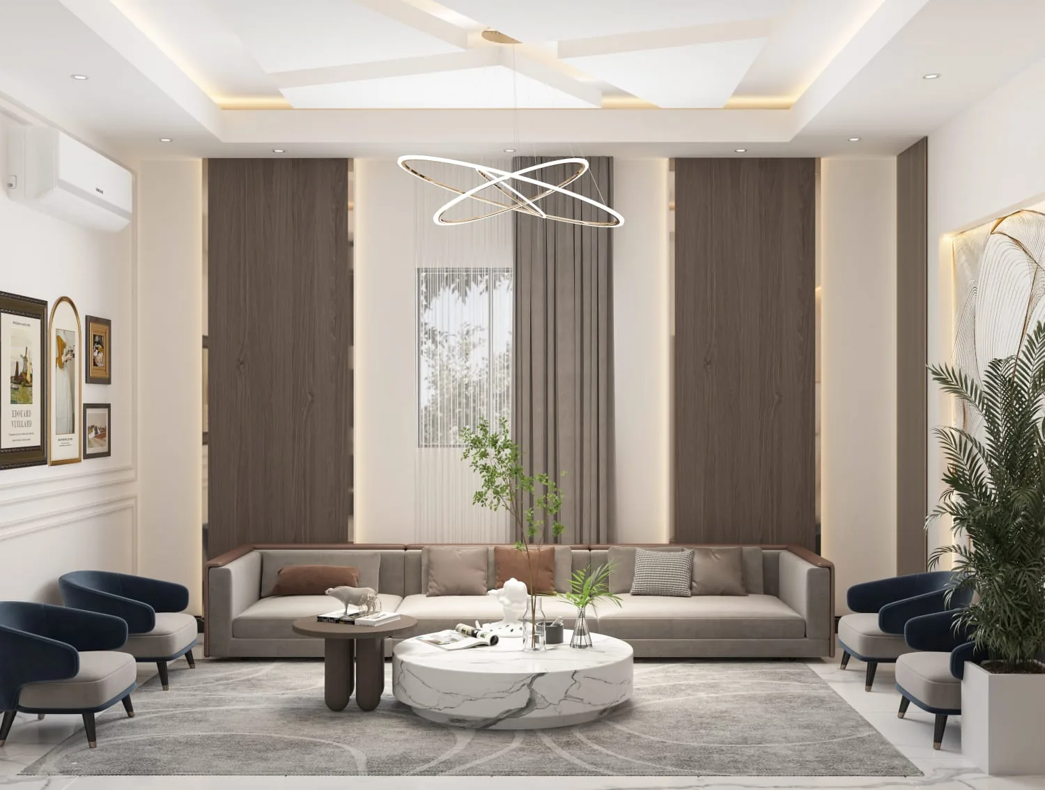 Villa living room design